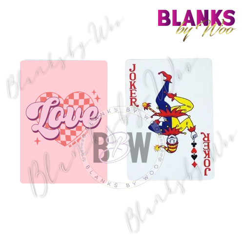 Sublimation Blank Playing Cards