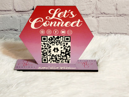 Scan to Pay/ Social Media Sign Template