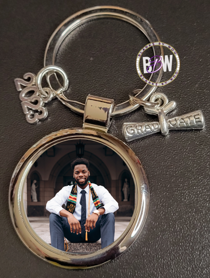 2023 Graduation Metal Keychain with Sublimation Blank