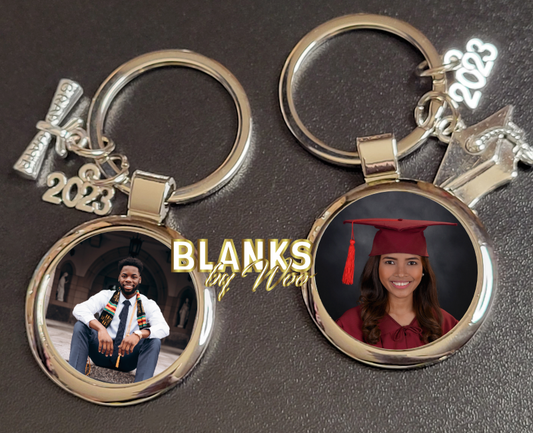2023 Graduation Metal Keychain with Sublimation Blank