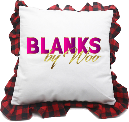 Sublimation Blank Buffalo Plaid Pillow Case
