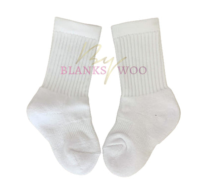 Kids Athletic Sublimation Socks (Cotton Bottom)