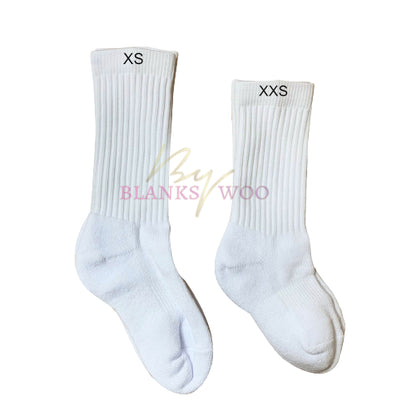 Kids Athletic Sublimation Socks (Cotton Bottom)