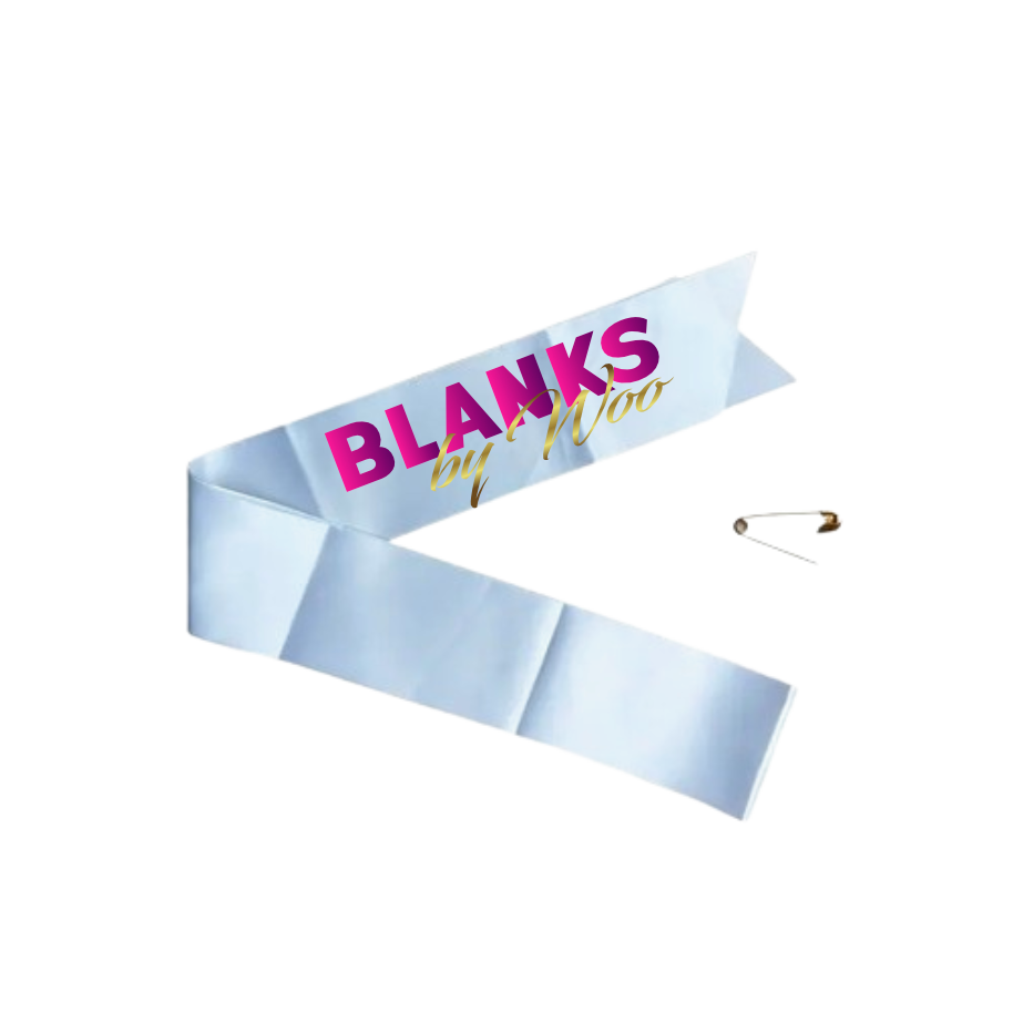 Sublimation Blank Graduation/Party/Wedding Sash