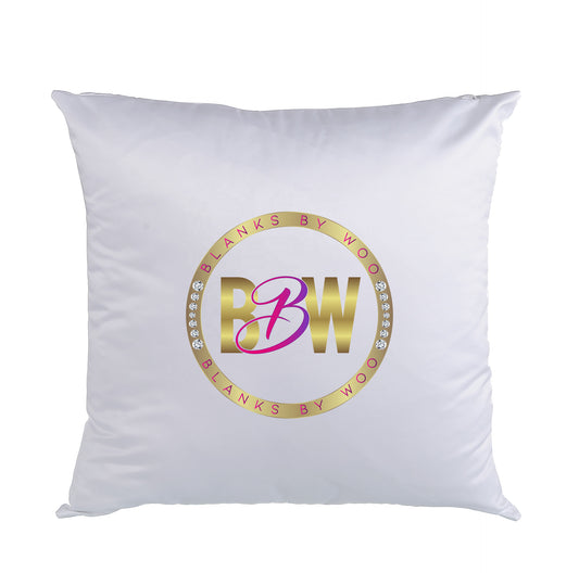 Satin Sublimation Pillow Case - White Only