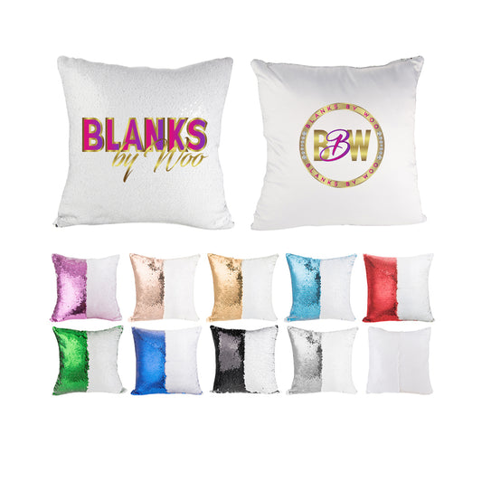 Reversible Sublimation Sequin Pillow Case - Various Colors