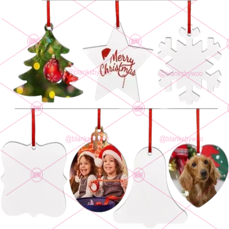 Aluminum Sublimation Christmas Ornaments